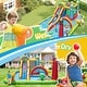preview thumbnail 4 of 8, Costway Inflatable Water Park with Ocean Balls Climbing Wall Ball Pit - Multi-Color - See Details