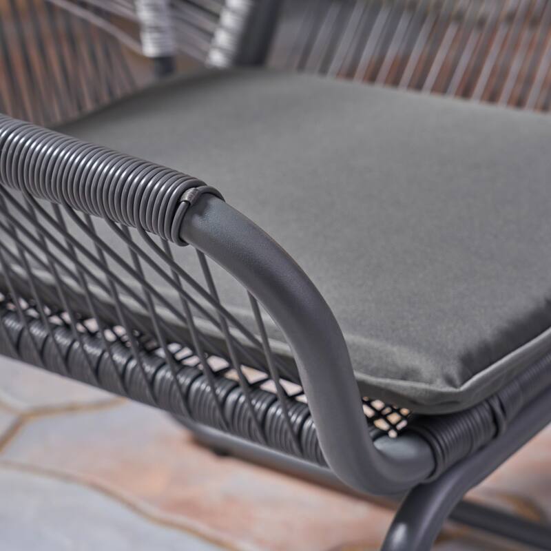 Milan Outdoor 3-pc. Wicker Chat Set by Christopher Knight Home