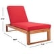 preview thumbnail 16 of 16, SAFAVIEH Solano Outdoor Solid Wood Chaise Lounge Chair - 24.8" W x 80.9" L x 37.4" H