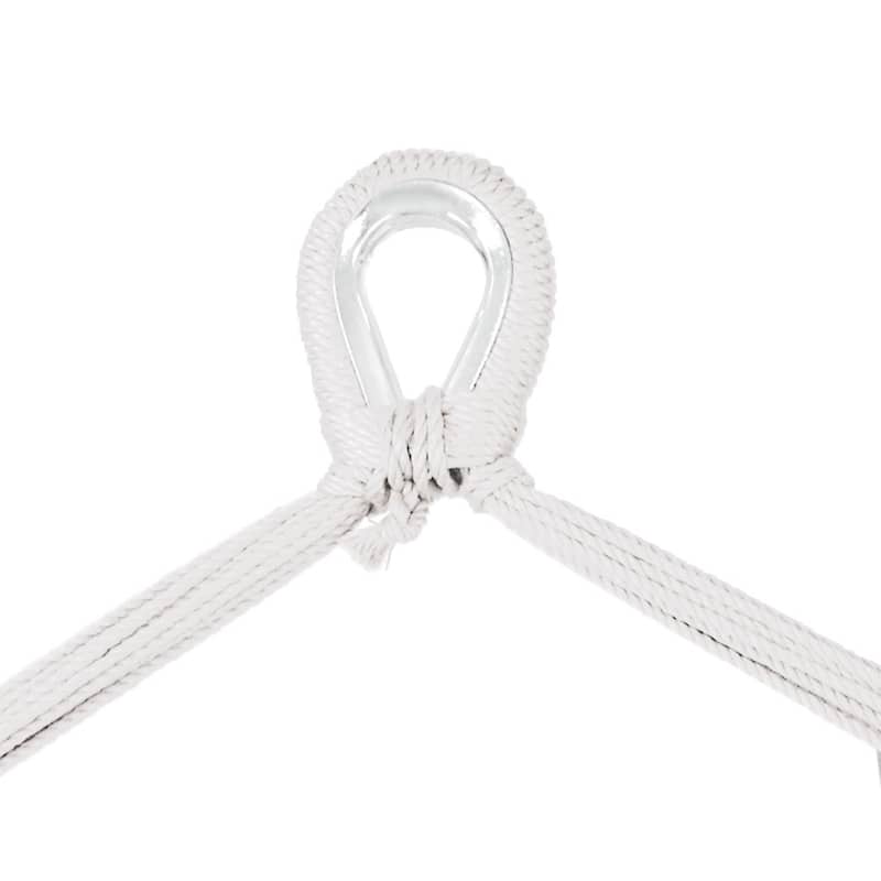 Sunnydaze Outdoor Extra Large Caribbean Polyester Rope Hammock Chair