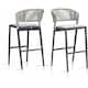 Option BarHeight-Mix Gray Cushion