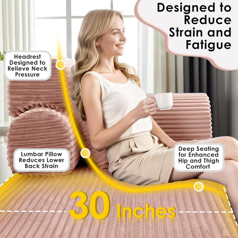 Convertible Sleeper Sofa Bed, 78.5" Corduroy Foldable Loveseat Sofa, King Size Floor Mattress Couch, No Assembly Required