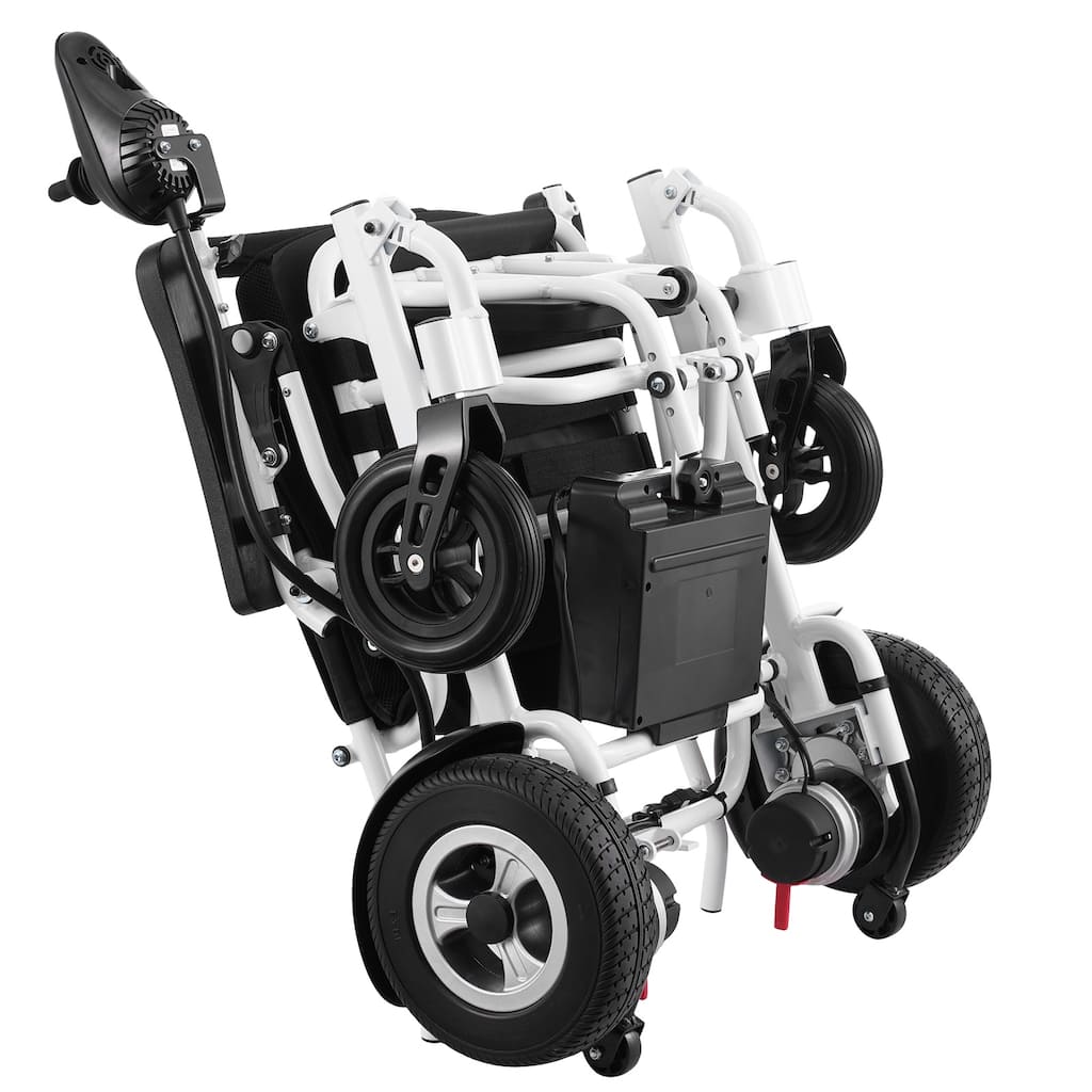 Electric Wheelchair for Adults Seniors, 300 lbs Weight Capacity, 17.7 in Width Lightweight Foldable Motorized Power Wheelchairs
