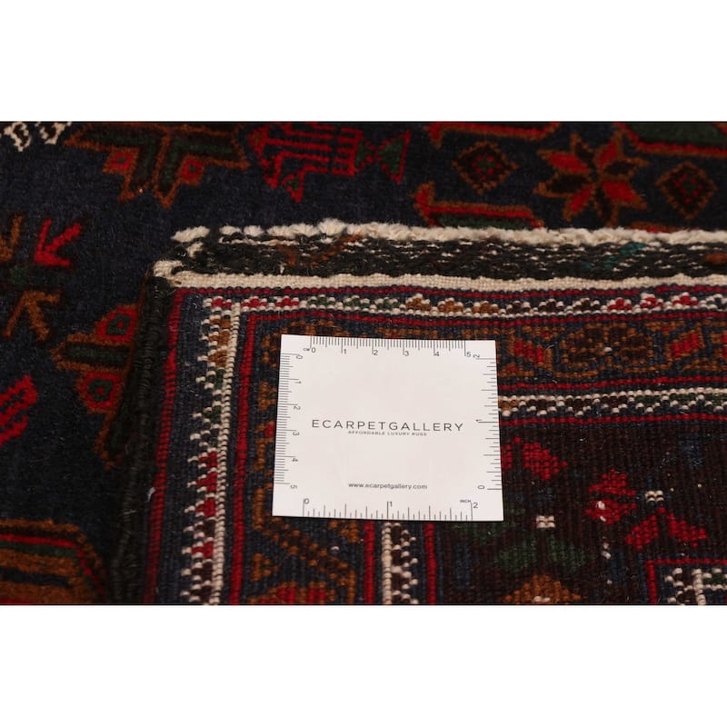 Teimani Navy Rug 3'7" x 6'5" - 3'7 x 6'5
