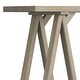 preview thumbnail 24 of 30, WYNDENHALL Hawkins Rustic Wood Console Table - 50 W x 16.5 D x 29.5 H