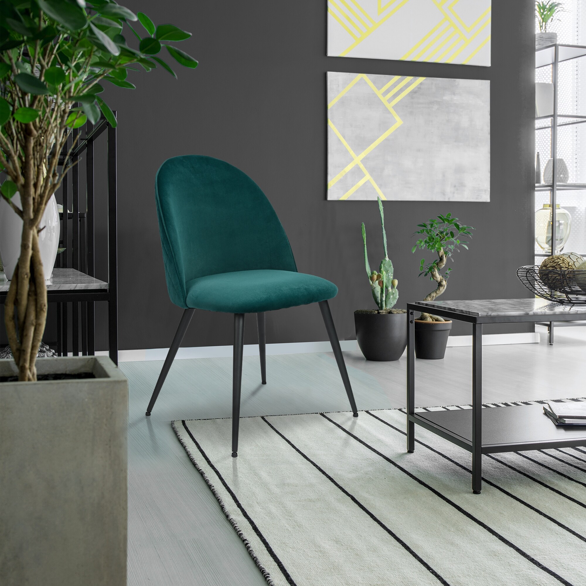 Cloyd upholstered side shop chair
