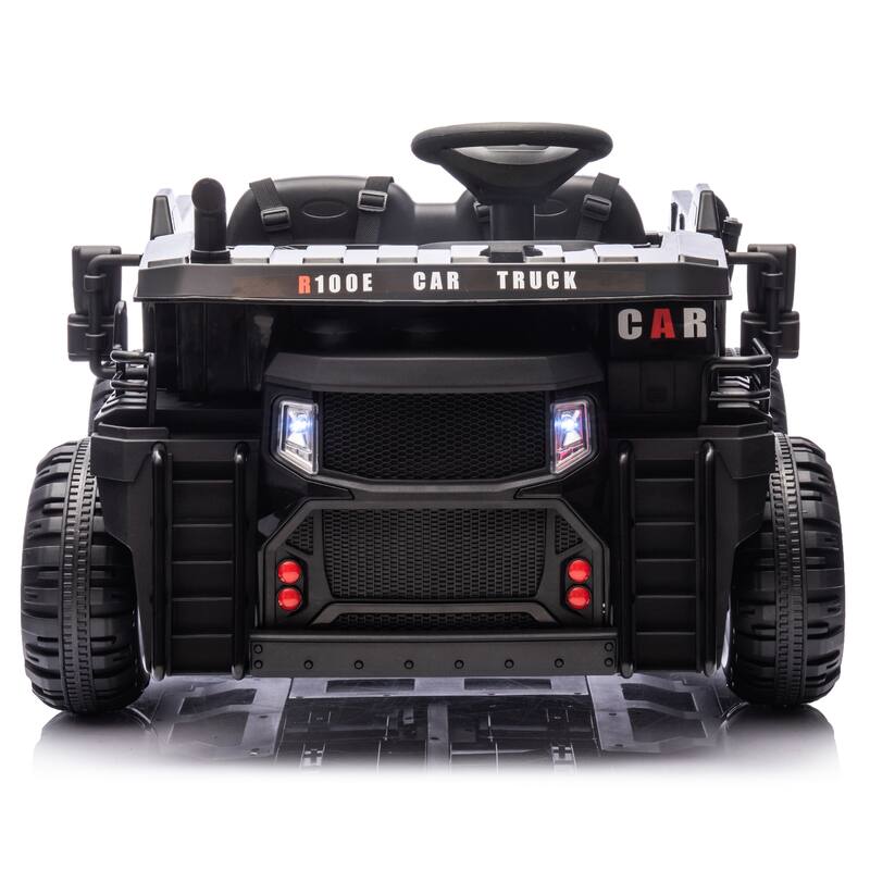 24V Two-Seater Kids Ride On Electric Car with Remote Control Electric Dump and Multimedia Functions