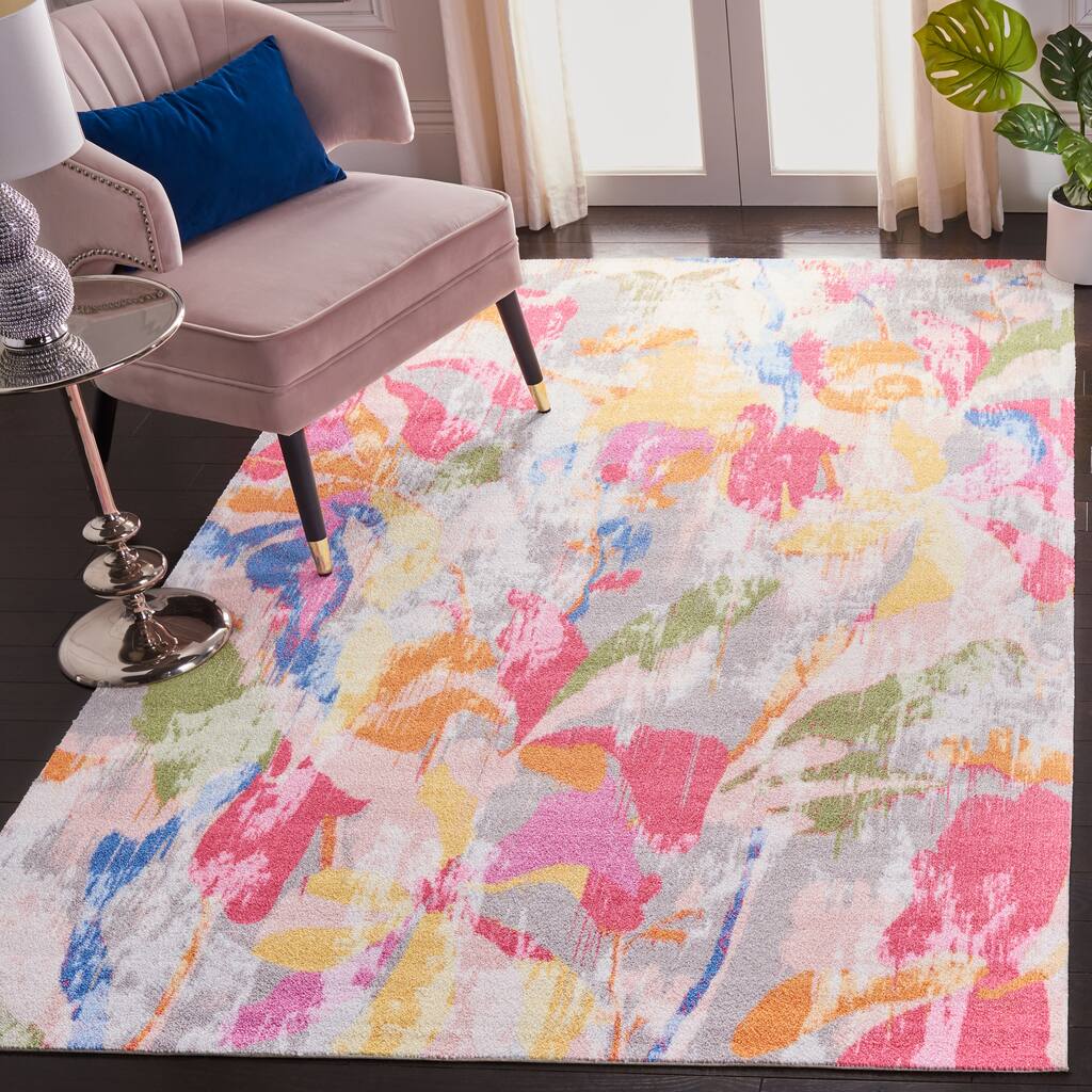 SAFAVIEH Florist Pantazica Abstract Floral Rug
