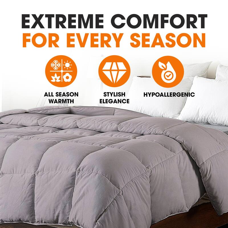 Cheer Collection All Season Down Alternative Hypoallergenic Comforter