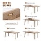 preview thumbnail 5 of 11, Outdoor Dining Set 7-Piece Acacia Wood Rope-Woven Arm Chairs with Extendable Dining Table