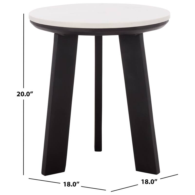 SAFAVIEH Home Sanji Round Accent Table - 18"W x 18"D x 20"H