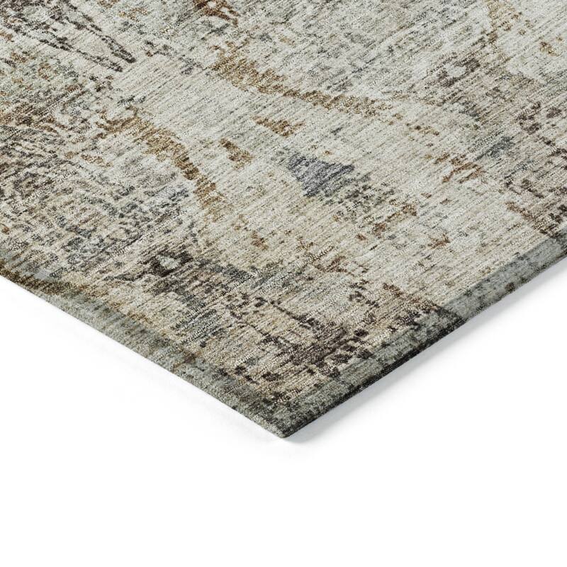 HomeRoots Floral Transitional Rectangle Outdoor Rug