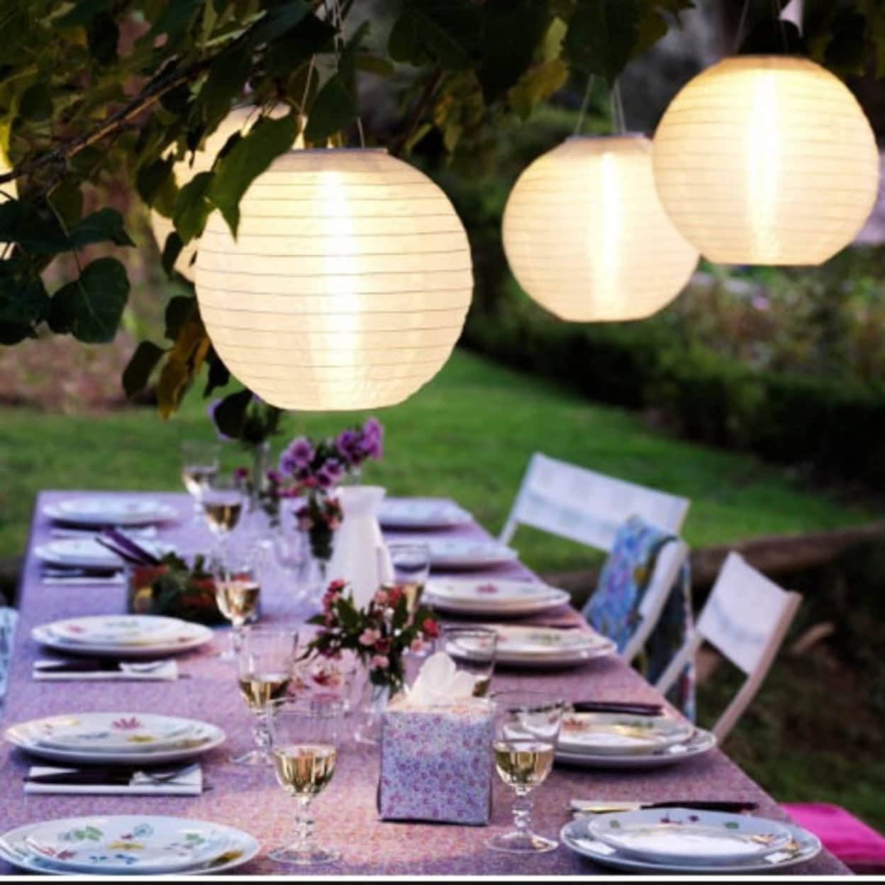 Shop Weatherproof Solar Led Garden Patio Chinese Lanterns