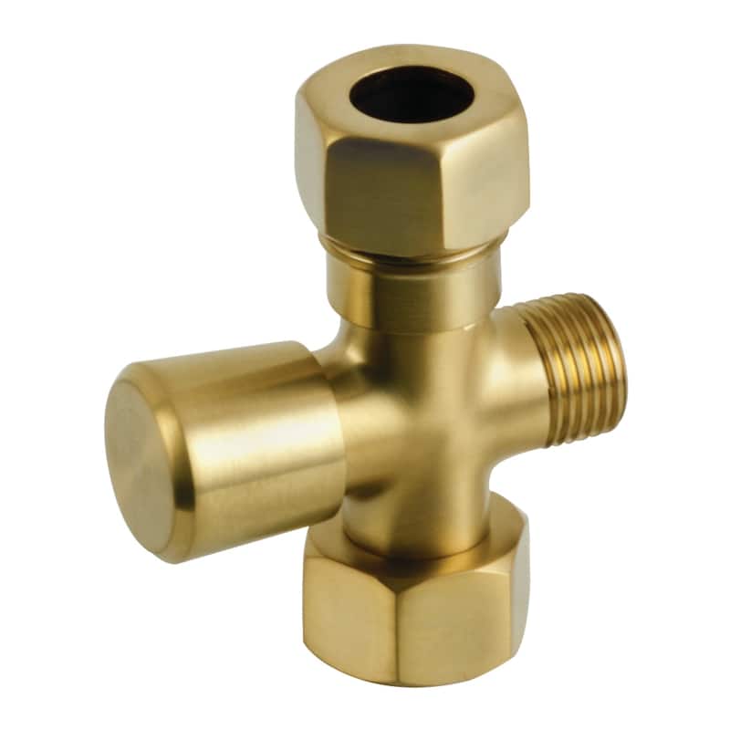 Vintage Shower Diverter - Brushed Brass