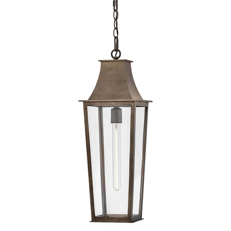 Hinkley Lighting 28892 Georgetown 9" Wide Mini Pendant / Converts to - Burnished Bronze