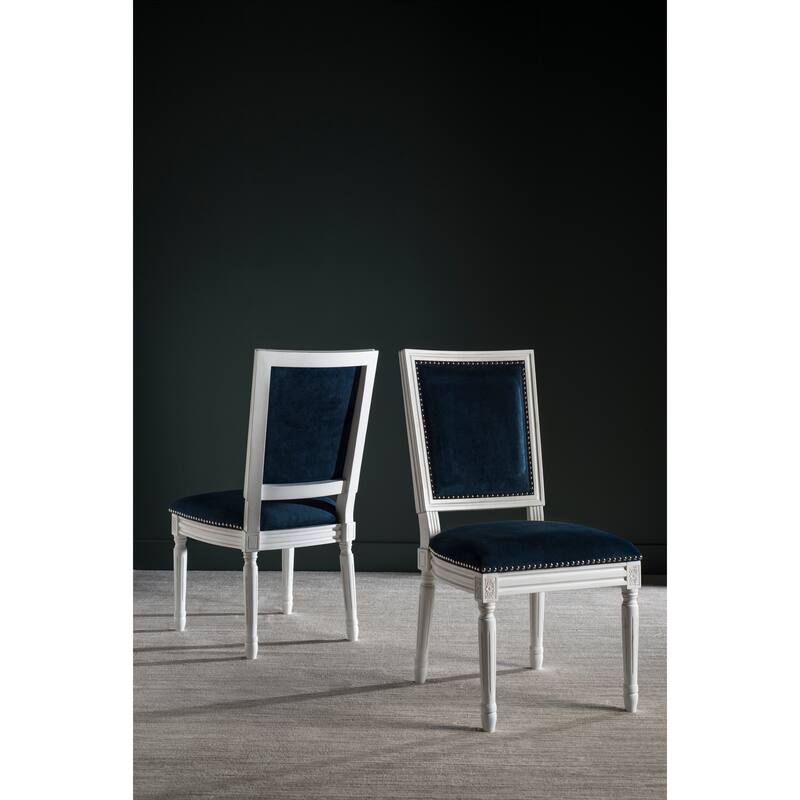 SAFAVIEH Sharen Rectangular Dining Chair (Set of 2). - 20"W x 24"D x 38"H