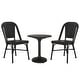 preview thumbnail 4 of 2, SAFAVIEH Outdoor Living Daria 3 Piece Bistro Set