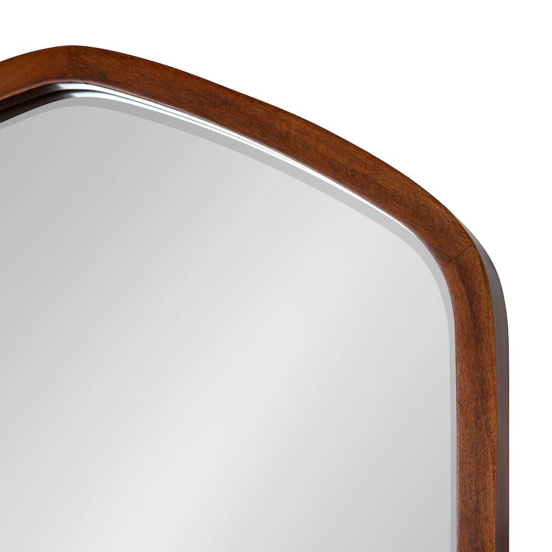 Kate and Laurel McLean Oval Wood Framed Mirror