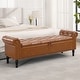 preview thumbnail 76 of 74, 67" Velvet Tufted Storage Bench for Bedroom End of Bed with Roll Arms