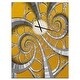 preview thumbnail 4 of 12, Designart 'Time Spiral in Antique Style' Oversized Contemporary Wall CLock