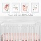 preview thumbnail 2 of 4, Boho Shabby Chic Floral Girl Wall Decor Art Prints 4pc Ivory Bohemian Vintage Garden Watercolor Flower Nature Elegant Dusty Rose