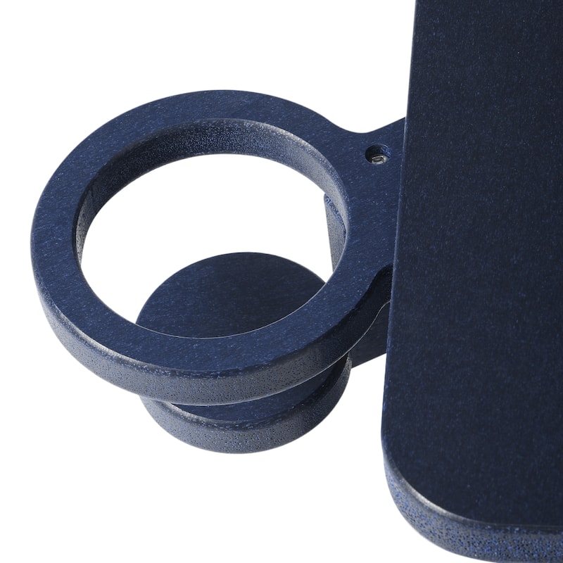 Aderson Outdoor Poly Adirondack Chair with Cupholders (Set of 2)