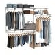 preview thumbnail 9 of 21, ClosetMaid ShelfTrack 60 - 96-inch Wide Adjustable Closet Organizer
