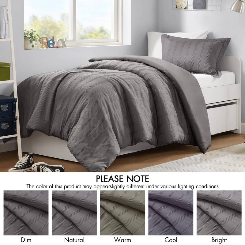 Chelsea Square Logan Woven Striped Duvet Set