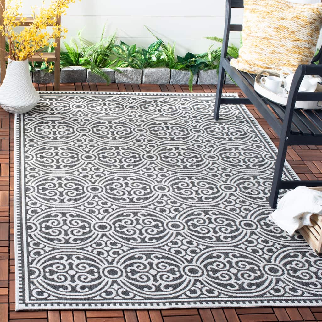 SAFAVIEH Beach House Guilene Indoor/ Outdoor Waterproof Patio Backyard Rug