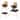 Costway 5-in-1  Baby High Chair Infant Wooden Convertible Chair - 24.5'' x 24.5'' x 39.5''