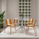 preview thumbnail 2 of 16, BNK Indoor/Outdoor PP Plastic Chairs With Sturdy Metal Legs (Set of 4) Beige,Tropical Orange,White