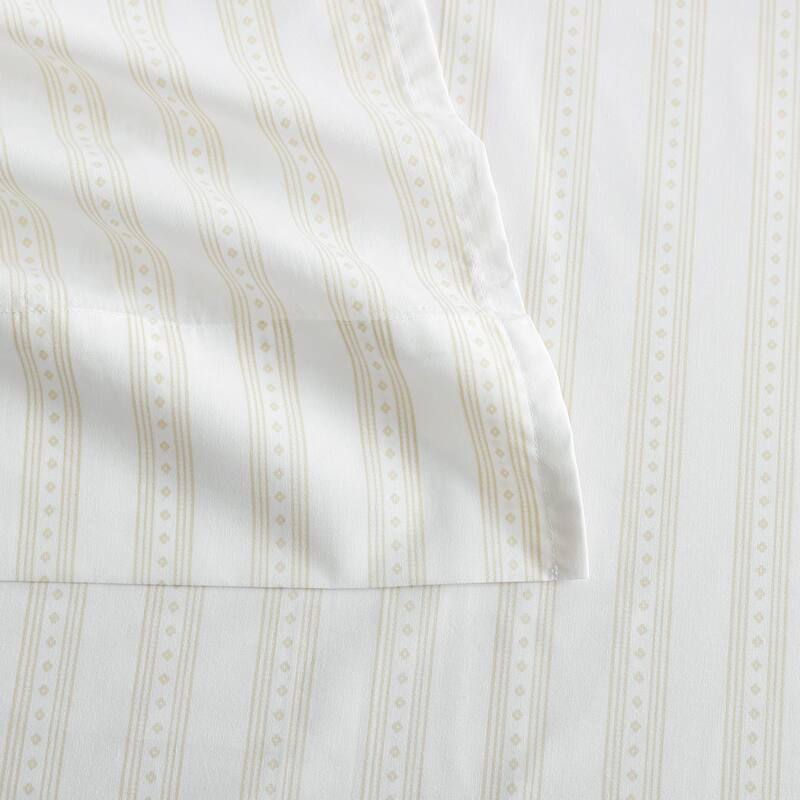 Martha Stewart Printed Cotton Percale Sheet Set