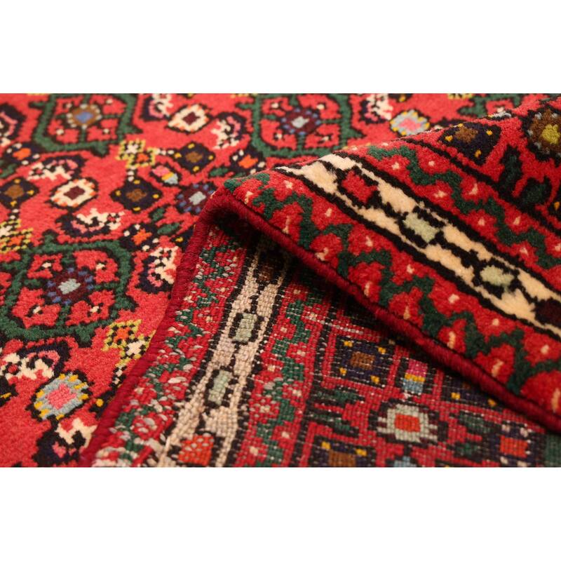 ECARPETGALLERY Hand-knotted Andelz Red Wool Rug - 2'5 x 9'2