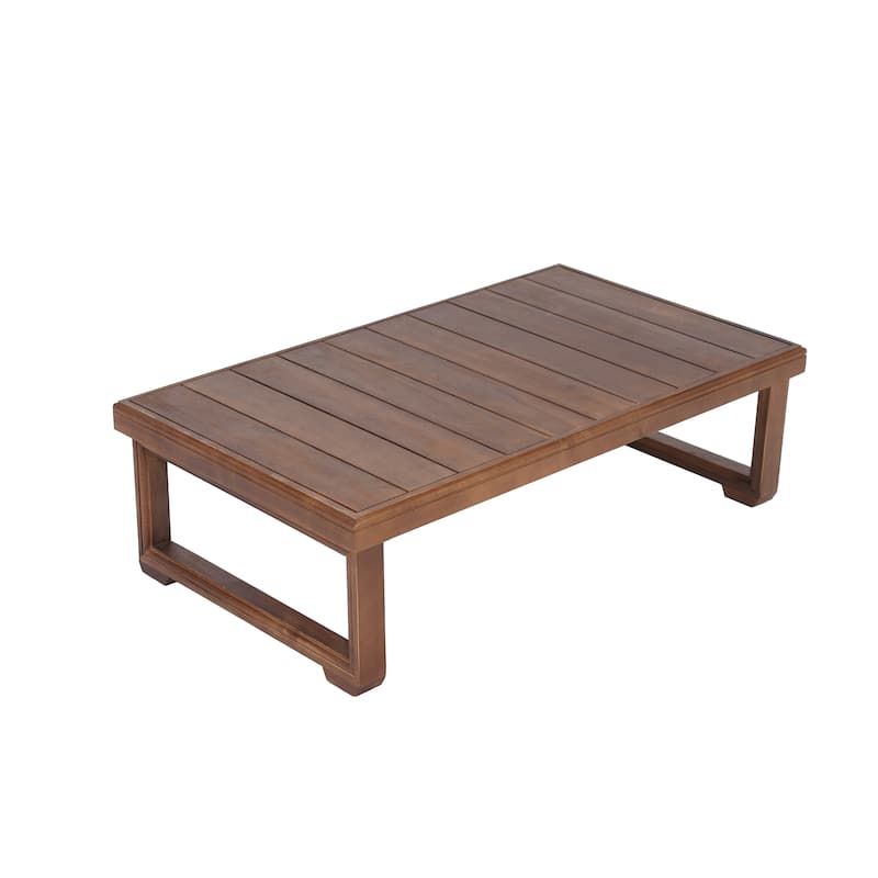 Westchester Outdoor Acacia Wood Rectangular Coffee Table by Christopher Knight Home