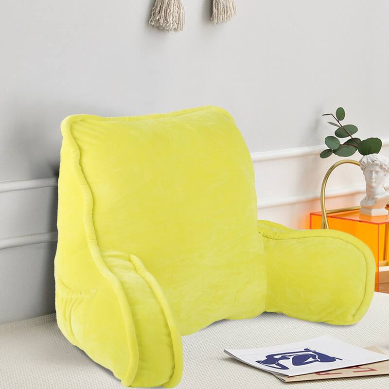 Super soft Lounger Need Assembly Bedrest Reading Pillow - Butter Cup