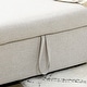 preview thumbnail 17 of 16, HOMCOM Sectional Sleeper Sofa, Linen Fabric L Shaped Couch with Pull out Bed, Reversible Storage Chaise, 3-seat, Dark Grey