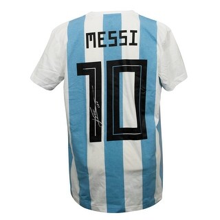 Shop Lionel Messi Signed Adidas Argentina Home Soccer Xl Jersey Messi Coa Overstock 30510137