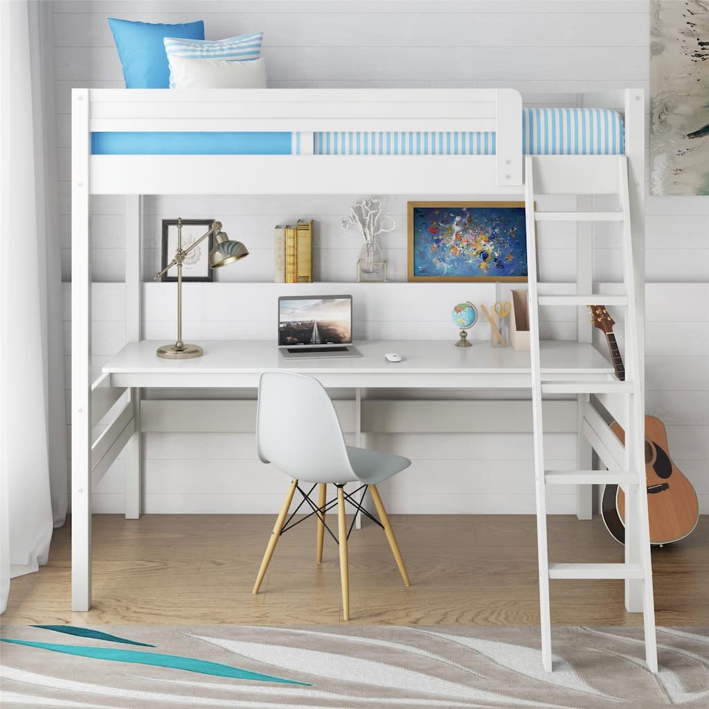 Avenue Greene Lola Loft Bed with Desk