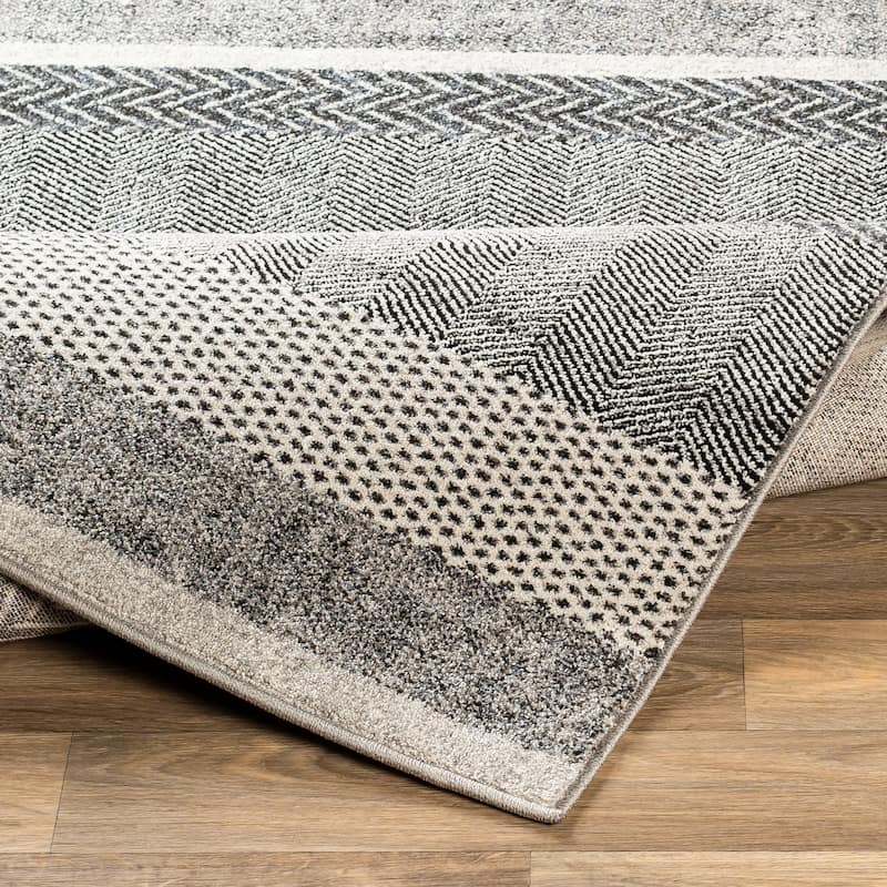 Livabliss Elfman Bohemian Stripe Area Rug