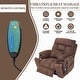preview thumbnail 21 of 22, Overstuffed Chenille Power Lift Recliner,Lay Flat 71.5 " Length, Dual Motors Recliner with Massage/Heat Infinite Position
