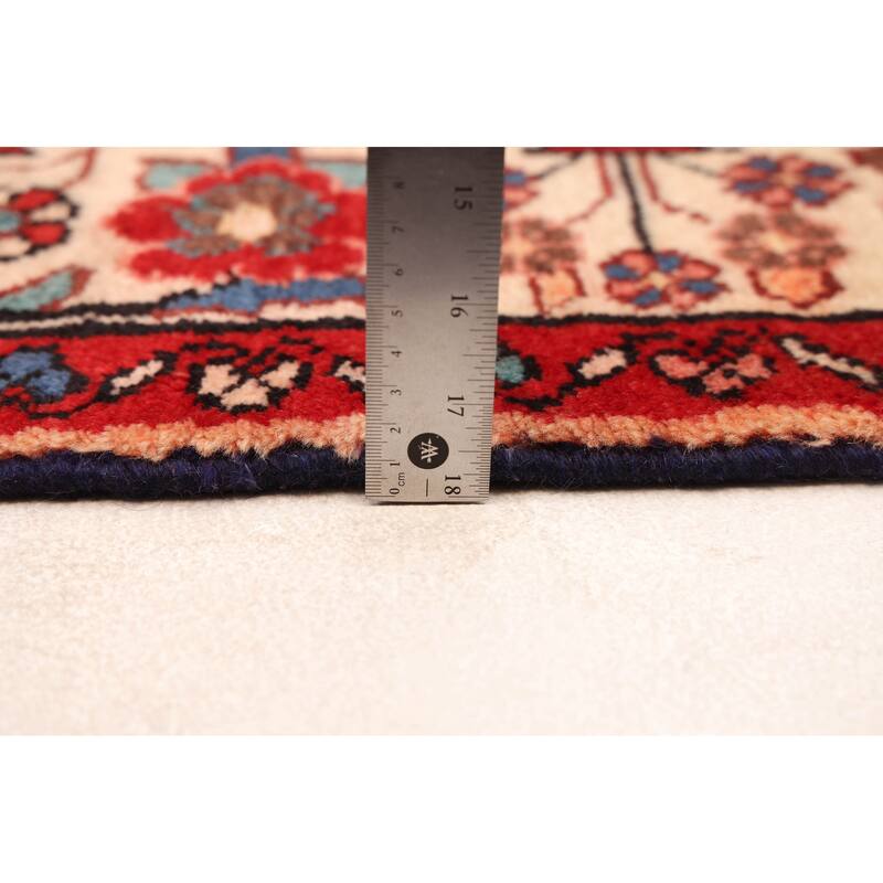 ECARPETGALLERY Hand-knotted Andelz Navy Wool Rug - 4'9 x 9'10