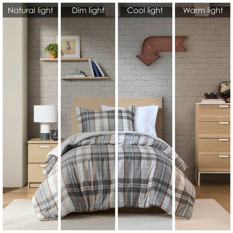 Intelligent Design Liam Plaid Duvet Cover Set