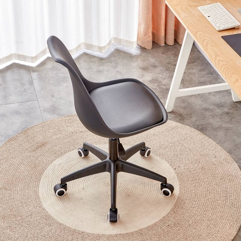 Home Office Chairs Plastic Back Adjustable Engineering Armless Computer