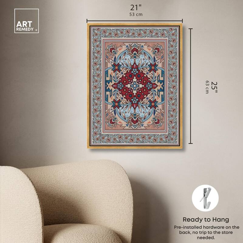 Ornamental bloom Canvas by Art Remedy