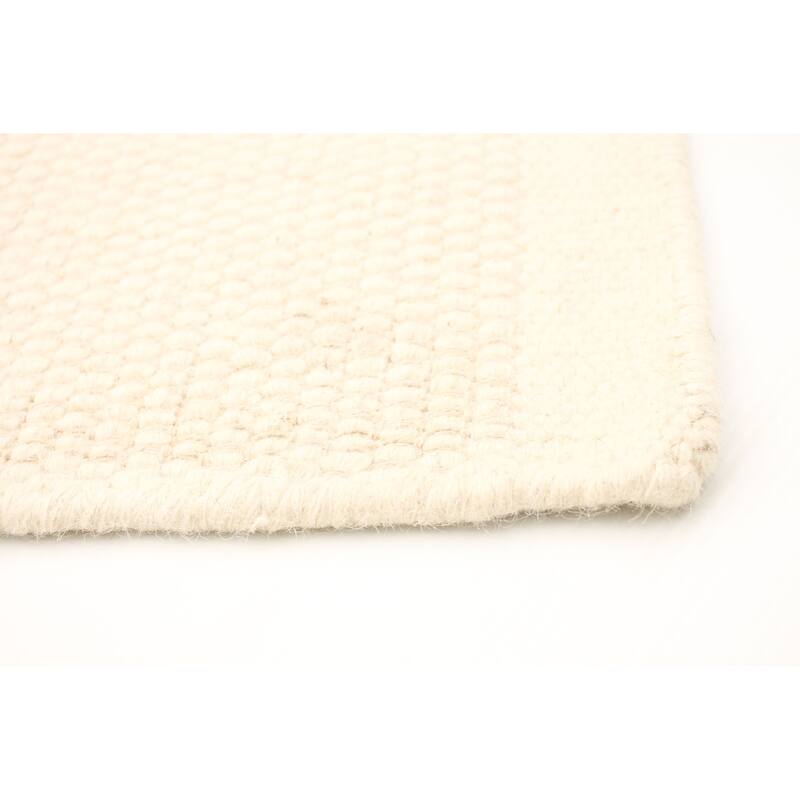 ECARPETGALLERY Hand Loomed Bungalow Wool Dhurrie