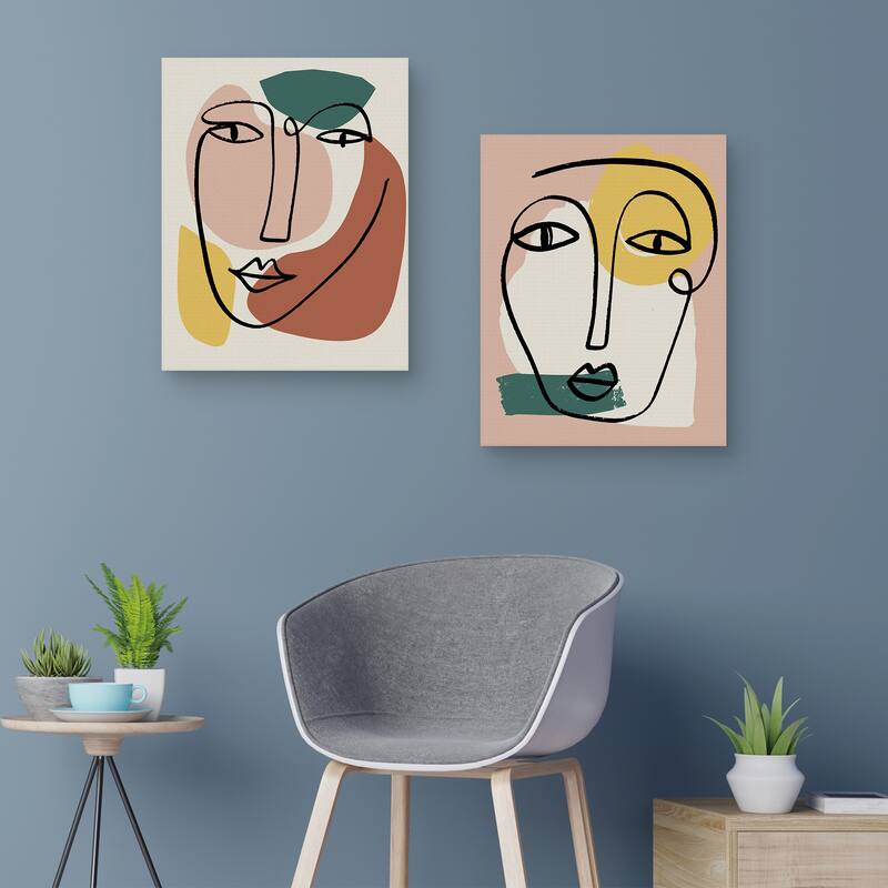 Newstalgia Face 2 by Nikki Chu Canvas Art Prints