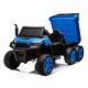 preview thumbnail 1 of 98, 24V 2-Seater UTV XXL Ride-On Truck - Remote Control, 4WD, Foam Tires, Off-Road, Safety Harness Blue