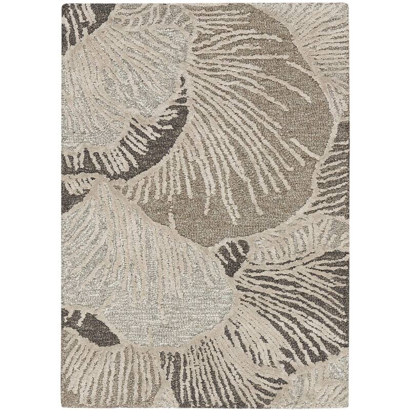 Nourison Avra Indoor only Floral Handmade Wool Area Rug