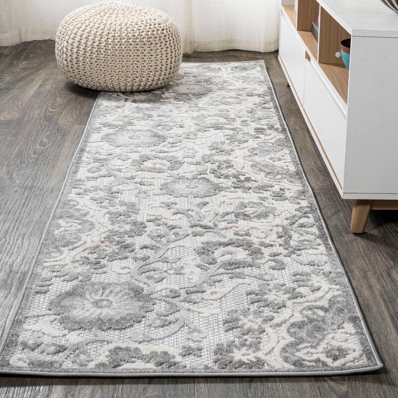 JONATHAN Y Cassis Modern Medallion High-Low Indoor/Outdoor Area Rug