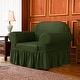 preview thumbnail 18 of 52, Subrtex 1 Piece Armchair Slipcover Seersucker Skirt Stretch Spandex Furniture Protector